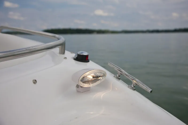Slide: The Image of Steering wheel and dashboard of 2013 Hurricane Sundeck 217 IO boat. - 5