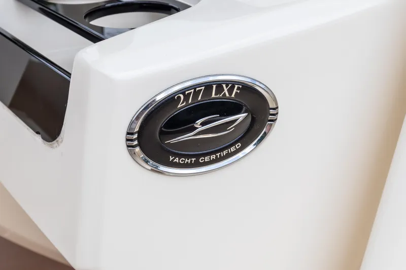 Slide: The Image of 2021 Scout 277LXF yacht certified emblem on boat. - 20