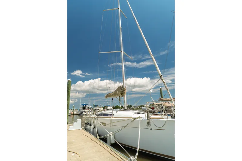 Slide: The Image of Built-in microwave oven on Jeanneau Sun Odyssey 349 yacht, 2018 model. - 15