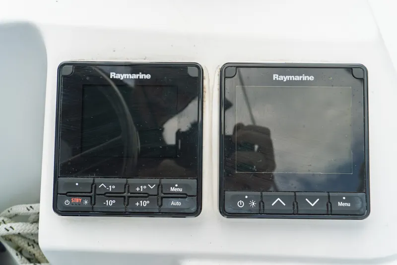 Slide: The Image of Cabin bed in 2018 Jeanneau Sun Odyssey 349 sailboat, featuring a comfortable mattress. - 24