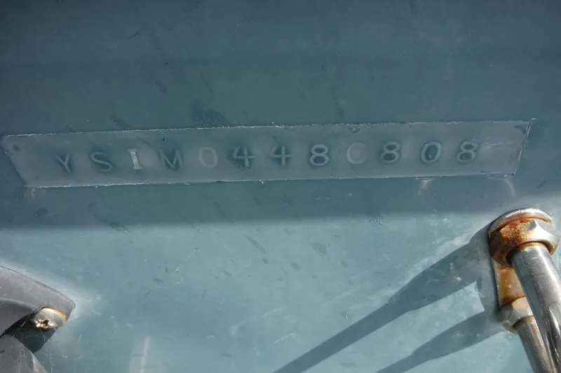 Slide: The Image of Hull identification number on 2008 Sailfish 2660 CC boat, YSIM0448C808. - 37