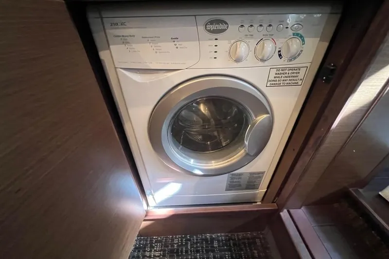 Slide: The Image of Luxurious bathroom interior of 2013 Sea Ray 540 Sundancer yacht with modern fixtures. - 24