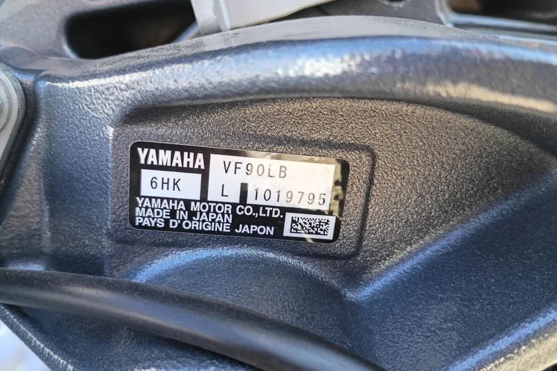 Slide: The Image of Yamaha motor label on G3 1710SE, 2026 model, made in Japan. - 13