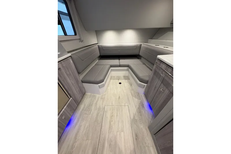 Slide: The Image of 2023 Formula 400 Super Sport Crossover interior with modern seating and sleek design. - 30