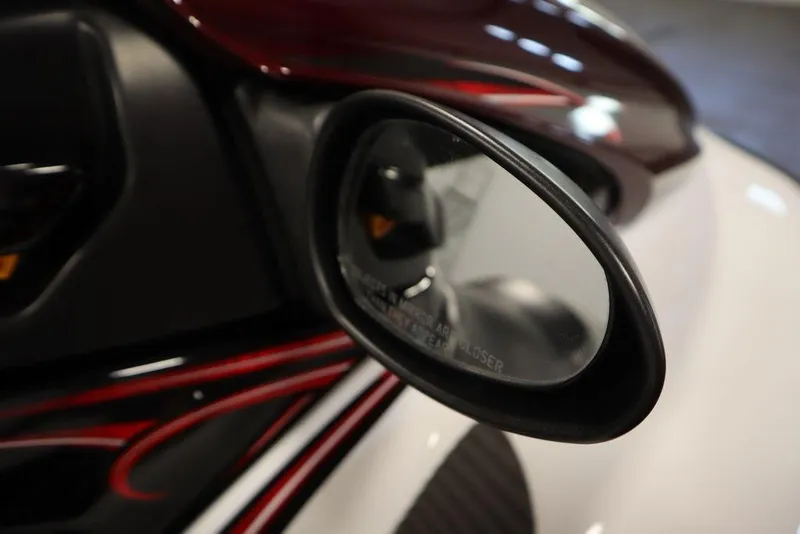 Slide: The Image of Close-up of 2015 Sea-Doo Spark for 3 side mirror with sleek design details. - 14