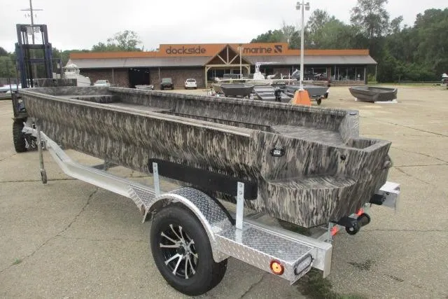 Slide: The Image of 2026 Reaper Boats 753-1688 on trailer at Dockside Marine dealership. - 4