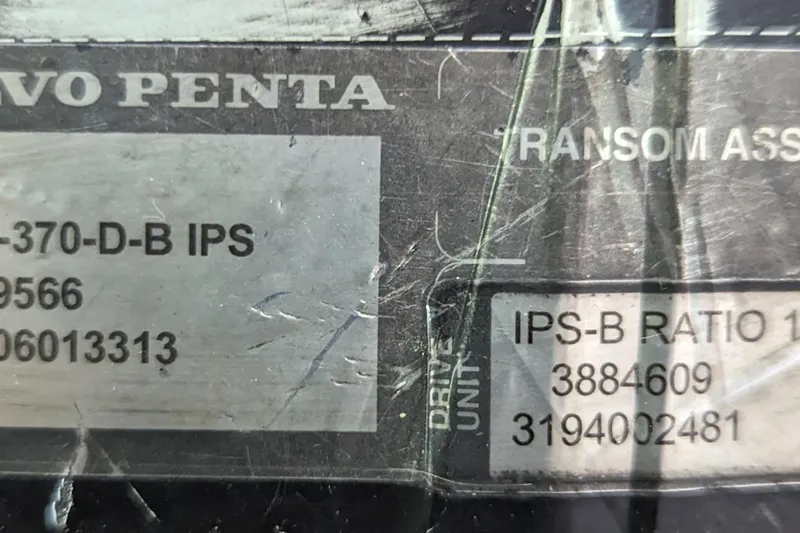 Slide: The Image of Label on Volvo Penta engine component for 2007 Doral 40 MEDITERRA boat. - 26