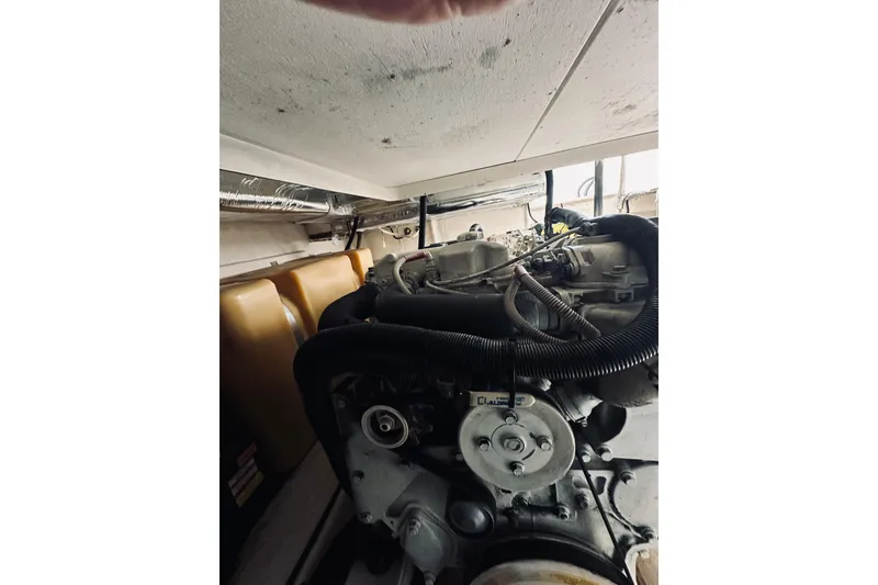 Slide: The Image of Kohler power system in 2000 Riviera 40 yacht engine room. - 83