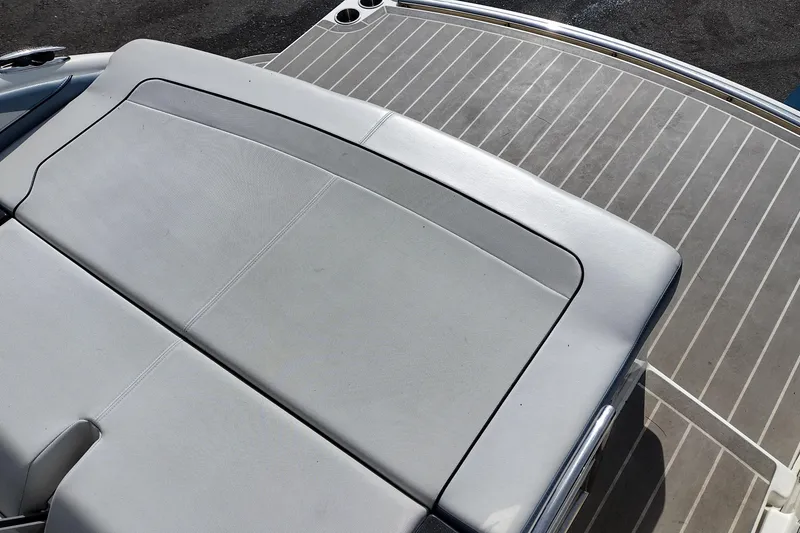 Slide: The Image of 2019 Formula 310 Bowrider boat with sleek seating and deck design. - 46