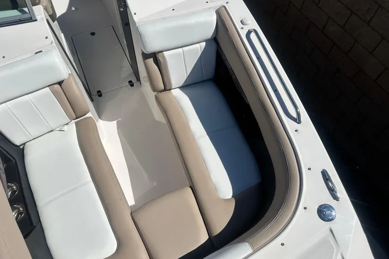 Slide: The Image of Engine compartment of a 2012 Regal 24 FasDeck boat with Volvo Penta V8 engine. - 24