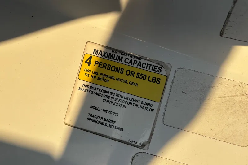 Slide: The Image of Steering console of a 2016 Nitro Z18 boat with gauges and navigation system. - 18