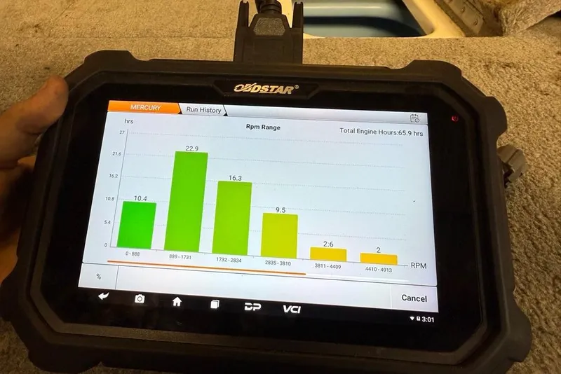 Slide: The Image of Nitro Z18 Pro boat on a lake, 2016 model, with a person driving. - 2