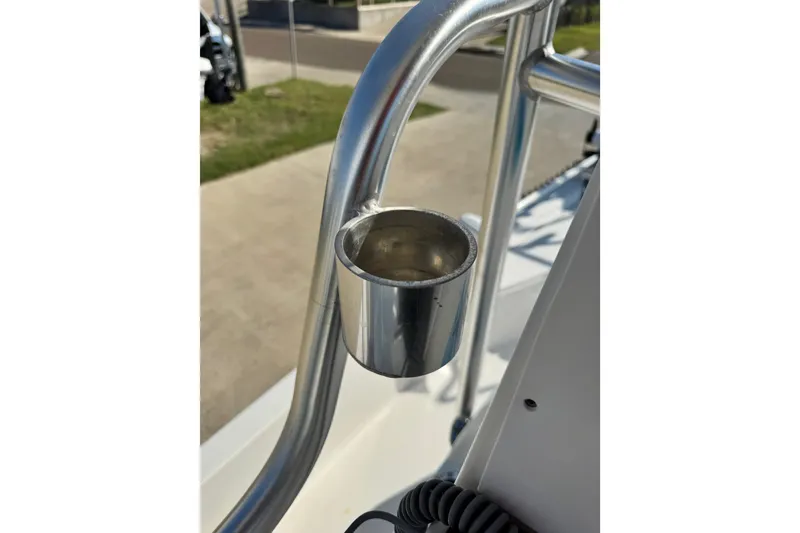 Slide: The Image of Stainless steel rod holder on 2016 Blue Wave 2200 STL RISER boat. - 16