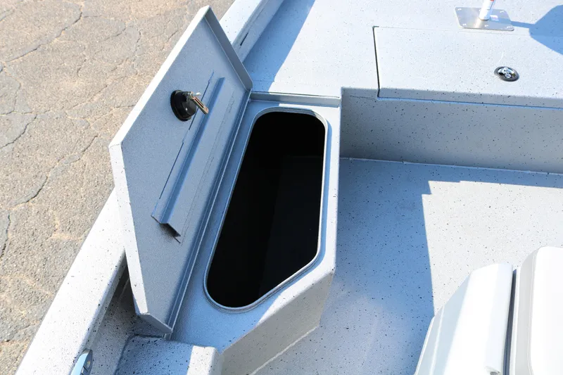 Slide: The Image of 2026 Xpress H20B Bay boat seat with diamond-stitched upholstery and cup holders. - 21