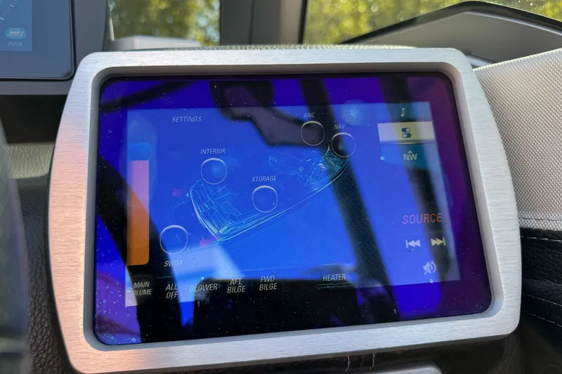 Slide: The Image of Touchscreen control panel of a 2017 Malibu Wakesetter 23 LSV boat. - 38