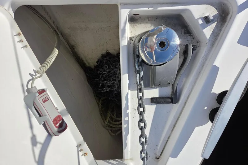Slide: The Image of Anchor Locker with Electric Windlass w/ Wired Remote - 19