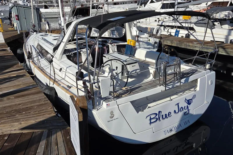 Slide: The Image of 2014 Beneteau Oceanis 41 Cockpit and Swim Step - 27