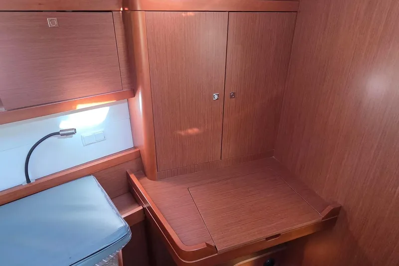 Slide: The Image of Owner's Berth Storage and Desk - 5