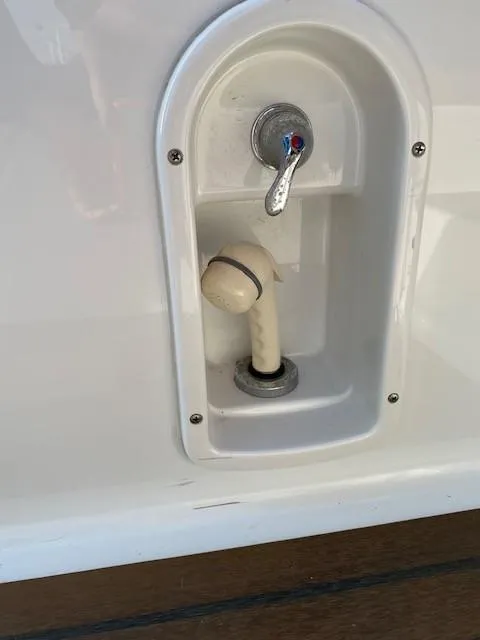 Slide: The Image of 2012 Formula 350 Sun Sport boat shower and faucet detail. - 37