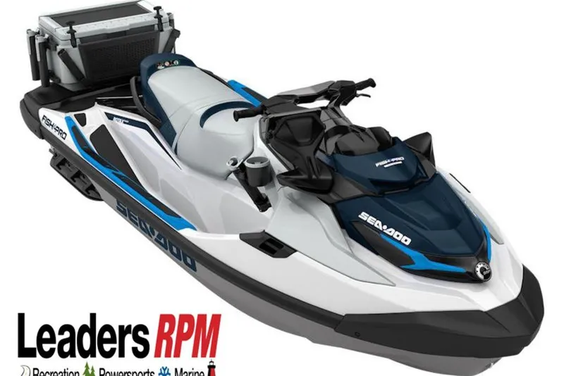 The Image of 2026 Sea-Doo FishPro Sport 170 jet ski with fishing gear, displayed by Leaders RPM. - 0