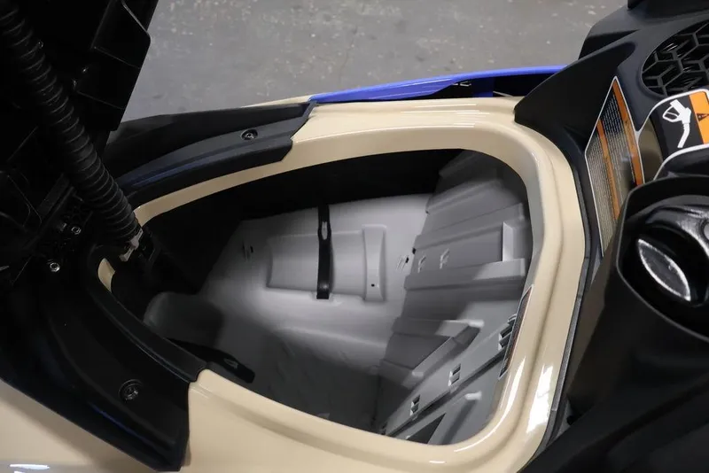 Slide: The Image of 2026 Sea-Doo Wake 170 storage compartment, showcasing spacious interior design. - 11