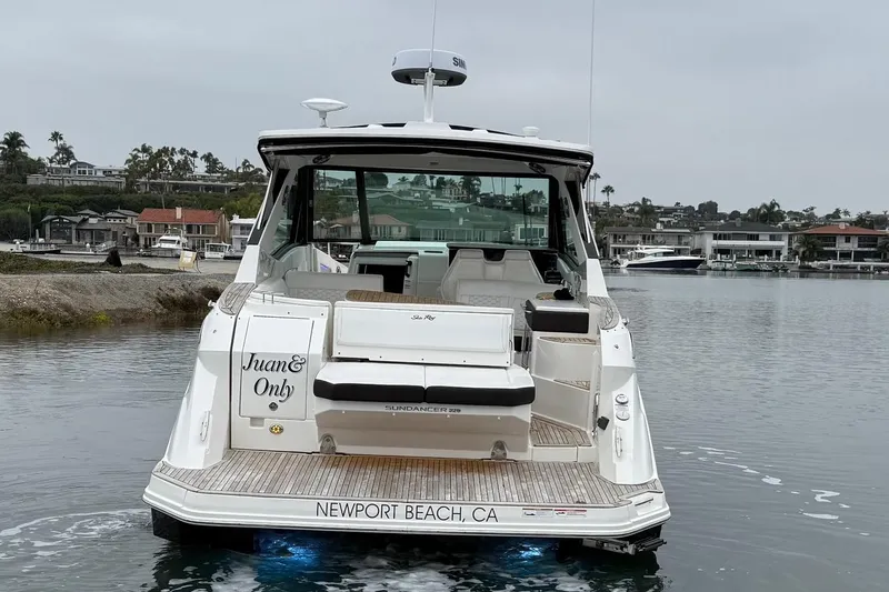 Slide: The Image of 2023 Sea Ray Sundancer 320 Coupe docked in Newport Beach, CA. - 13