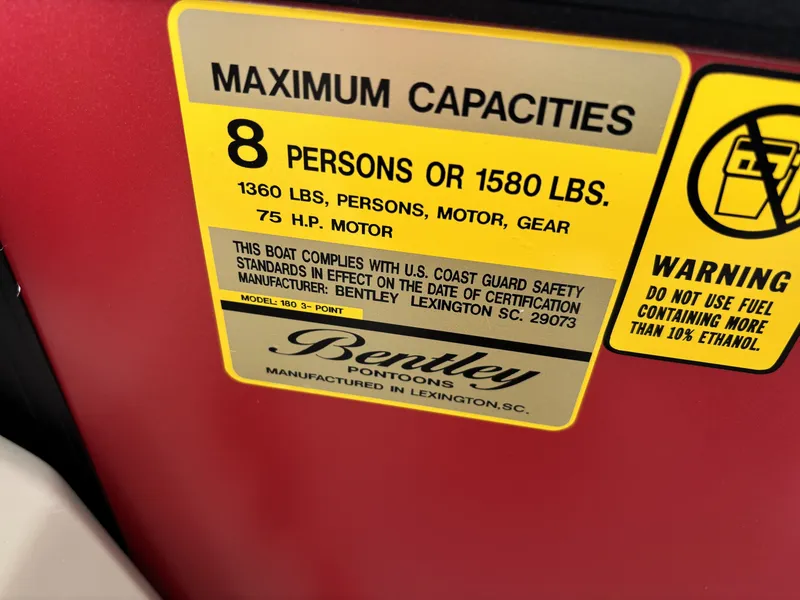 Slide: The Image of Bentley Pontoons LE 180 3 PT Fish 2026 - 7