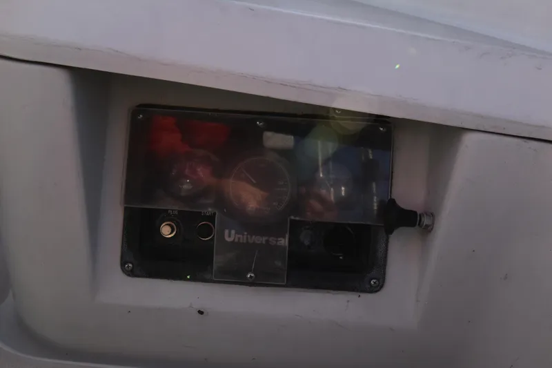 Slide: The Image of Control panel of a 1988 Ericson 38-200 sailboat with Universal engine. - 46