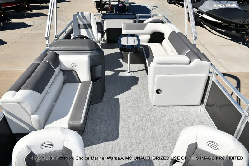 Slide: The Image of Sun Tracker Fishin' Barge 22 DLX w/115HP Pro-XS 4 Stroke 2026 - 23