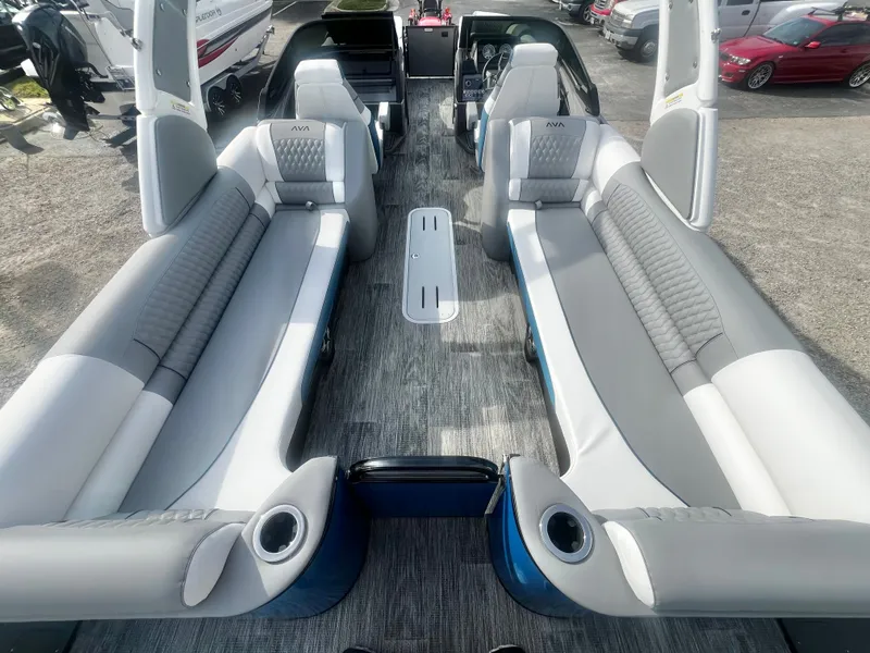 Slide: The Image of Avalon Catalina 25' Quad Lounge Windshield Triple-Toon - IN STOCK 2026 - 18