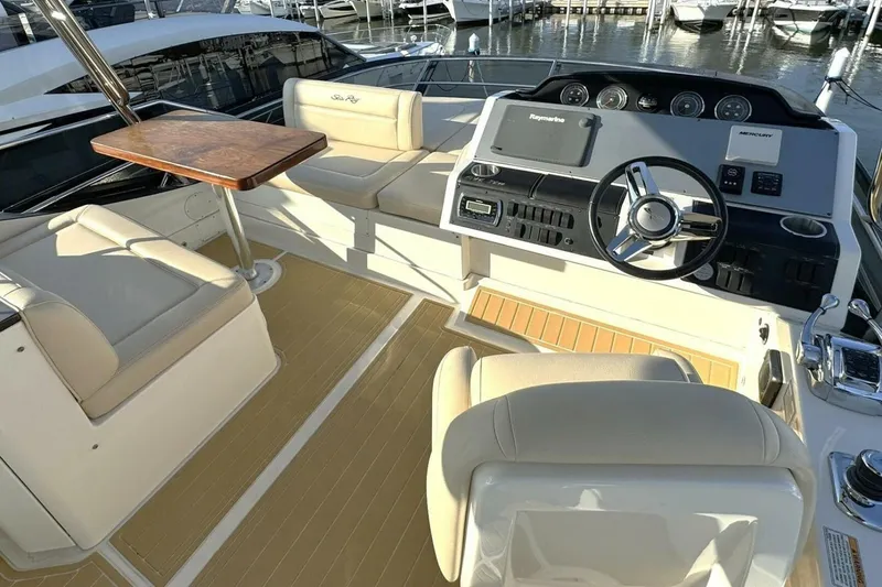 Slide: The Image of 2016 Sea Ray 510 Fly 'Bateau d’Amis' - Helm Controls - 7