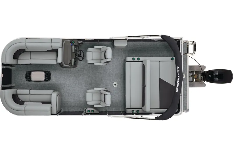 Slide: The Image of Sun Tracker Party Barge 22 RF DLX 2026 - 6