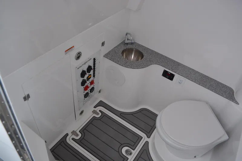 Slide: The Image of Luxury seating on 2026 NauticStar 332 Offshore boat, featuring plush, ergonomic design. - 35