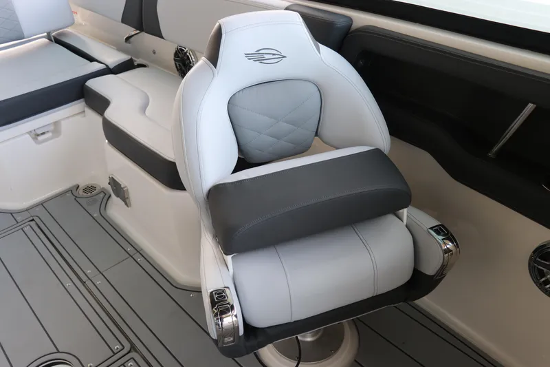 Slide: The Image of Luxury seating on 2026 Chaparral 250 OSX boat, featuring modern design and comfort. - 42