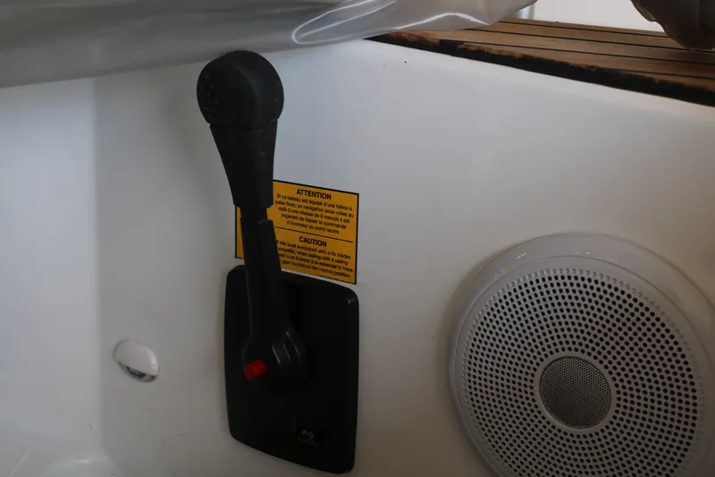 Slide: The Image of Control lever and speaker on Jeanneau Sun Odyssey 415, 2026 model yacht. - 22