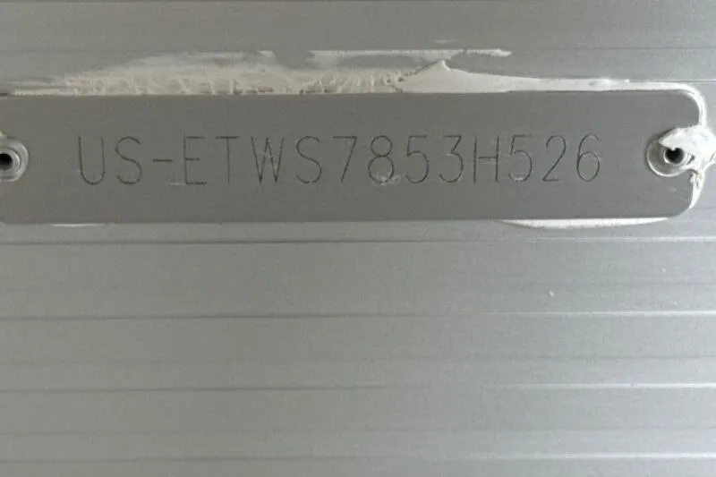 Slide: The Image of Hull identification number on a 2026 Bennington 22 SSRSF boat. - 15