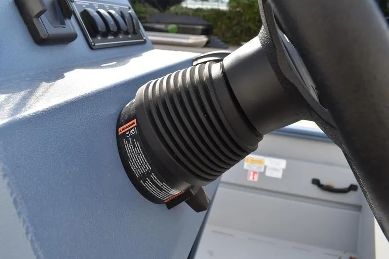 Slide: The Image of Trailer hitch with strap on Lowe Roughneck RX2070 CC, 2026 model. - 42