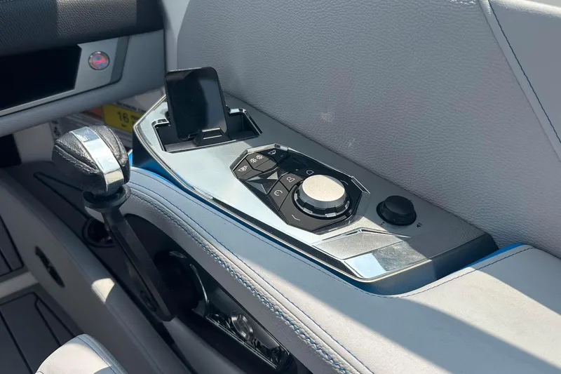 Slide: The Image of 2025 Nautique Super Air Nautique G23 control panel with sleek design and modern features. - 35