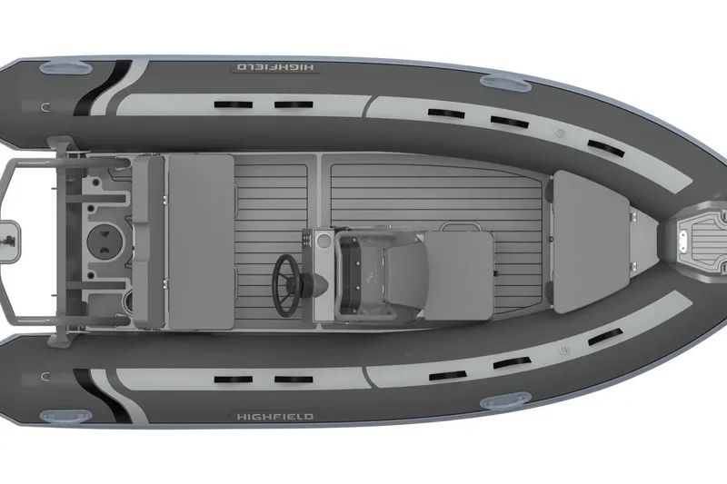 The Image of 2026 Highfield CL400 boat, top view, showcasing sleek design and spacious interior layout. - 0