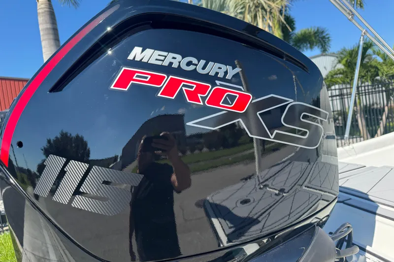 Slide: The Image of Mercury Pro XS 115 outboard motor on 2019 Cape Craft 180 boat. - 4