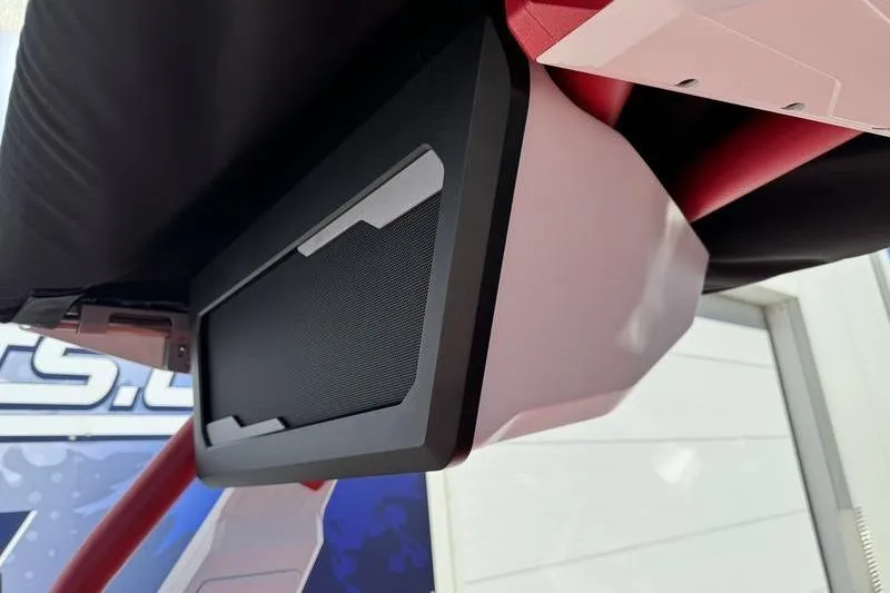 Slide: The Image of 2024 Supra SL 575 speaker detail with modern design and sleek finish. - 14