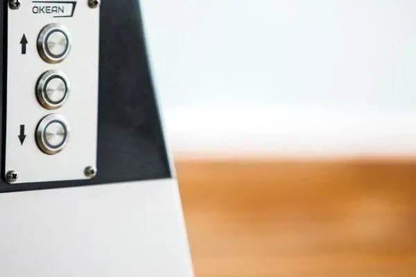 Slide: The Image of Control panel on 2021 OKEAN FB Motor Yacht with three buttons. - 25