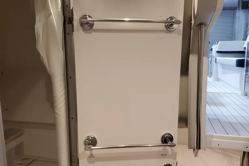 Slide: The Image of Interior view of 2026 Formula 380 Super Sport Crossover OB, featuring sleek design elements. - 126