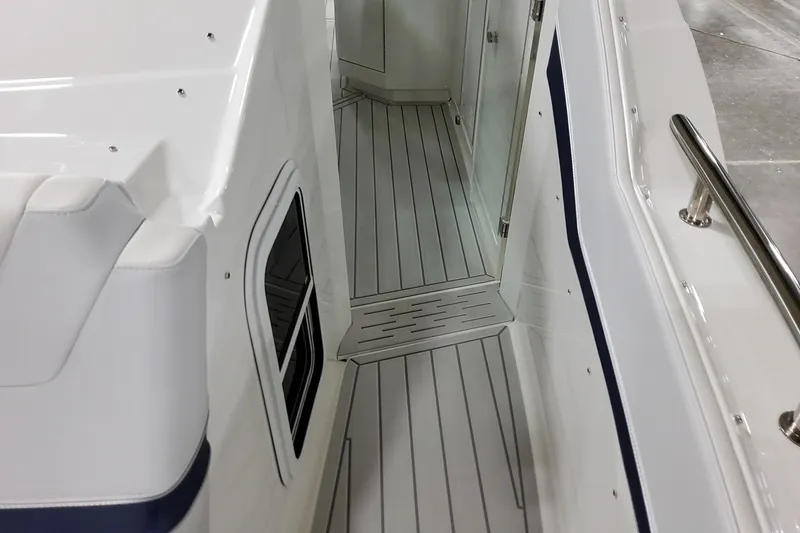 Slide: The Image of 2026 Formula 380 Super Sport Crossover OB interior with sleek design and modern finishes. - 26