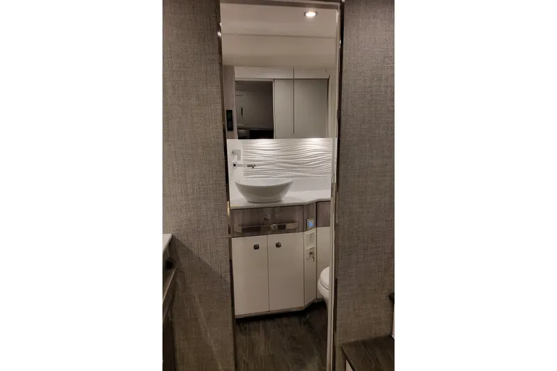 Slide: The Image of Modern bathroom interior of 2026 Formula 457 Center Console Fish boat. - 81