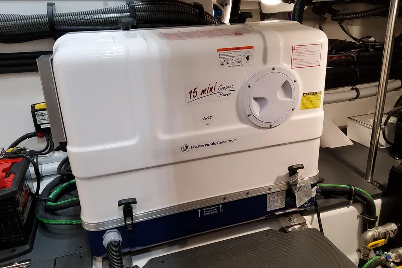 Slide: The Image of Engine room of 2026 Formula 457 Center Console Fish with Fischer Panda generator. - 9