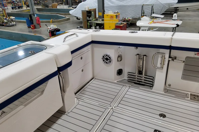 Slide: The Image of 2026 Formula 457 Center Console Fish boat interior with sleek design and modern features. - 98