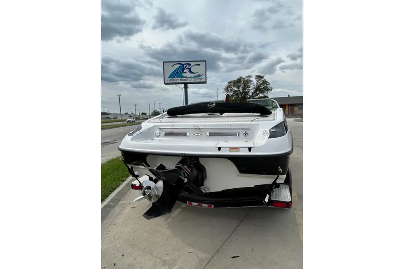 Slide: The Image of 2004 Crownline 202 BR boat at Premier Boating Center, rear view. - 12