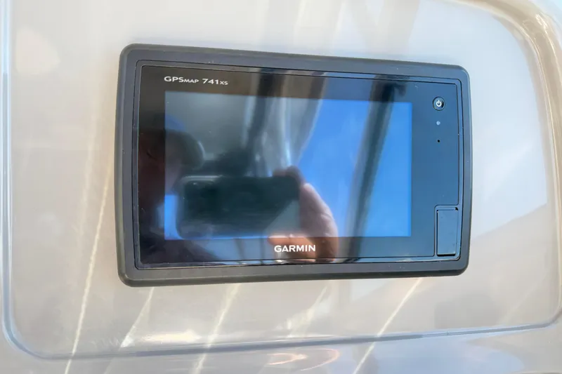 Slide: The Image of Garmin GPSMAP 741xs on 2014 Robalo R245 Walkaround boat dashboard. - 21