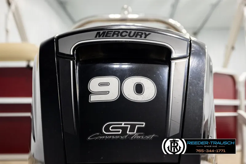 Slide: The Image of Mercury 90 Command Thrust engine on 2018 Misty Harbor 2085 CR boat. - 47